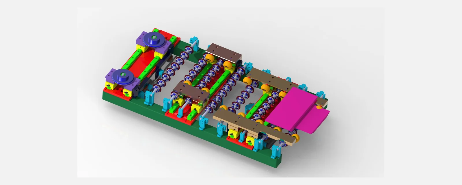 Tyre Tread 3-Stage Centering System